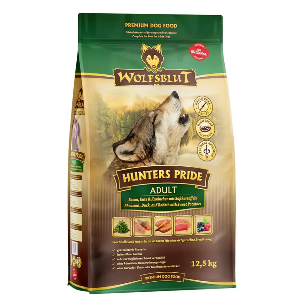 Wolfsblut Adult Hunters Pride Fasan mit Ente und Kaninchen sowie Süsskartoffel