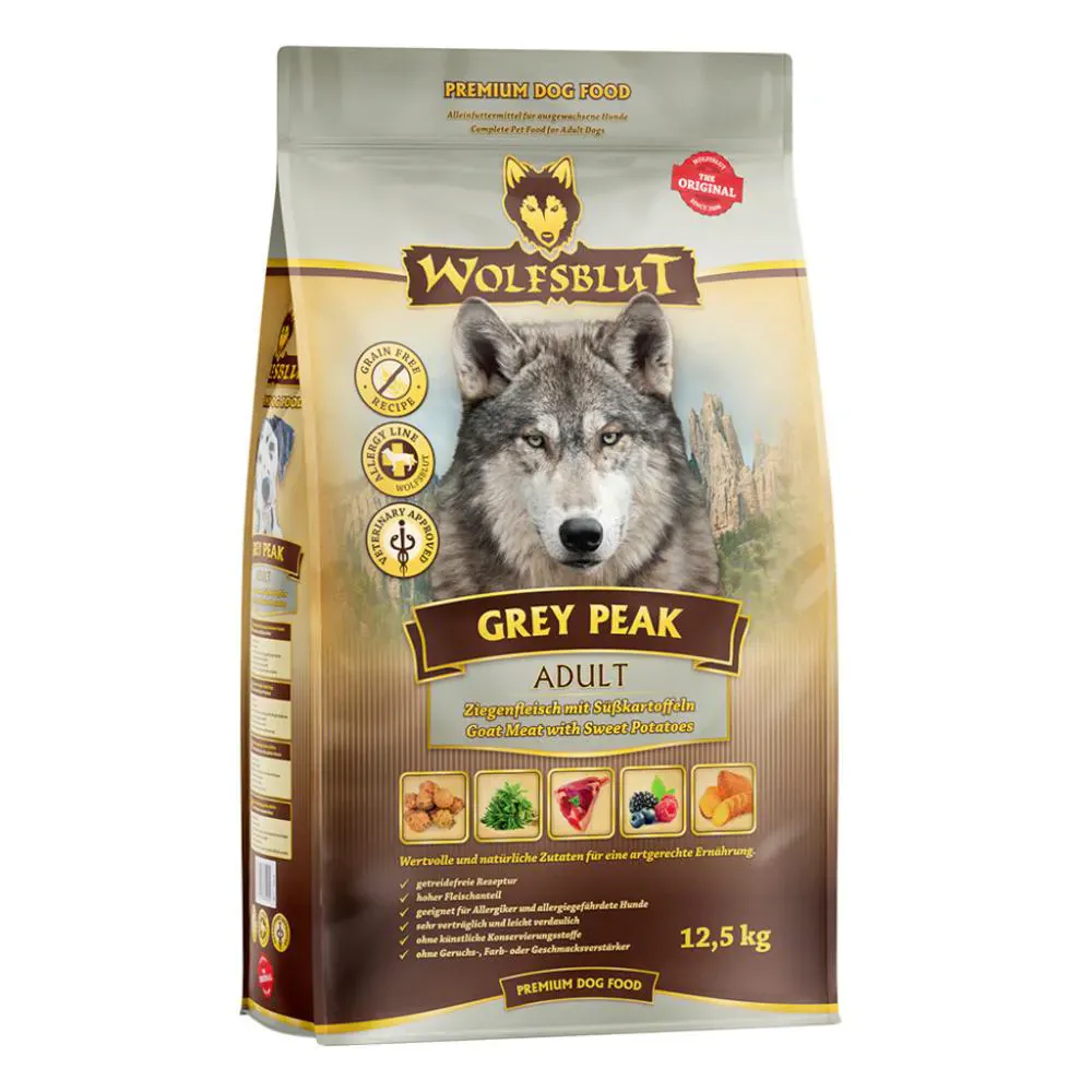 Wolfsblut Adult Grey Peak Ziege mit Süsskartoffel