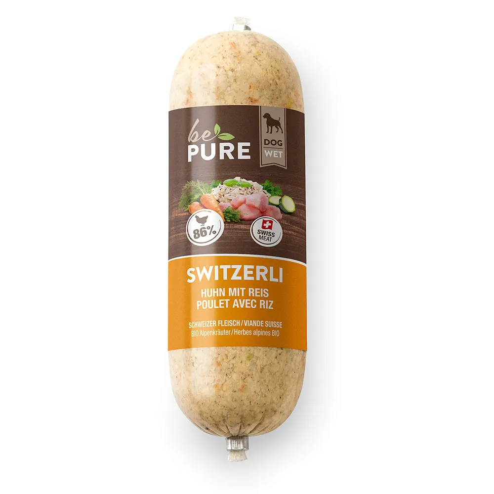 bePure Switzerli mit Huhn und Reis