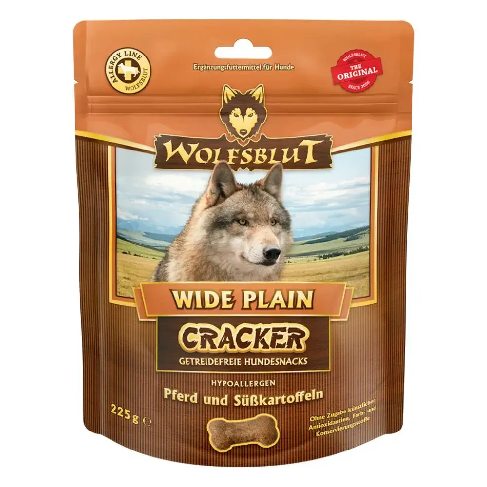 Wolfsblut Wide Plain Cracker Pferd mit Süsskartoffel