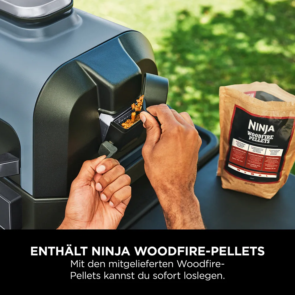 Ninja Woodfire Pro Connect XL Elektrogrill und Smoker OG901CH