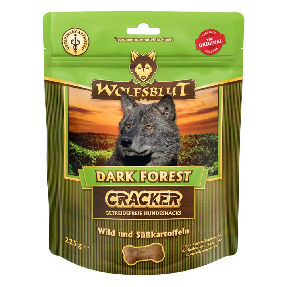 Wolfsblut Dark Forest Cracker Wild mit Süsskartoffel
