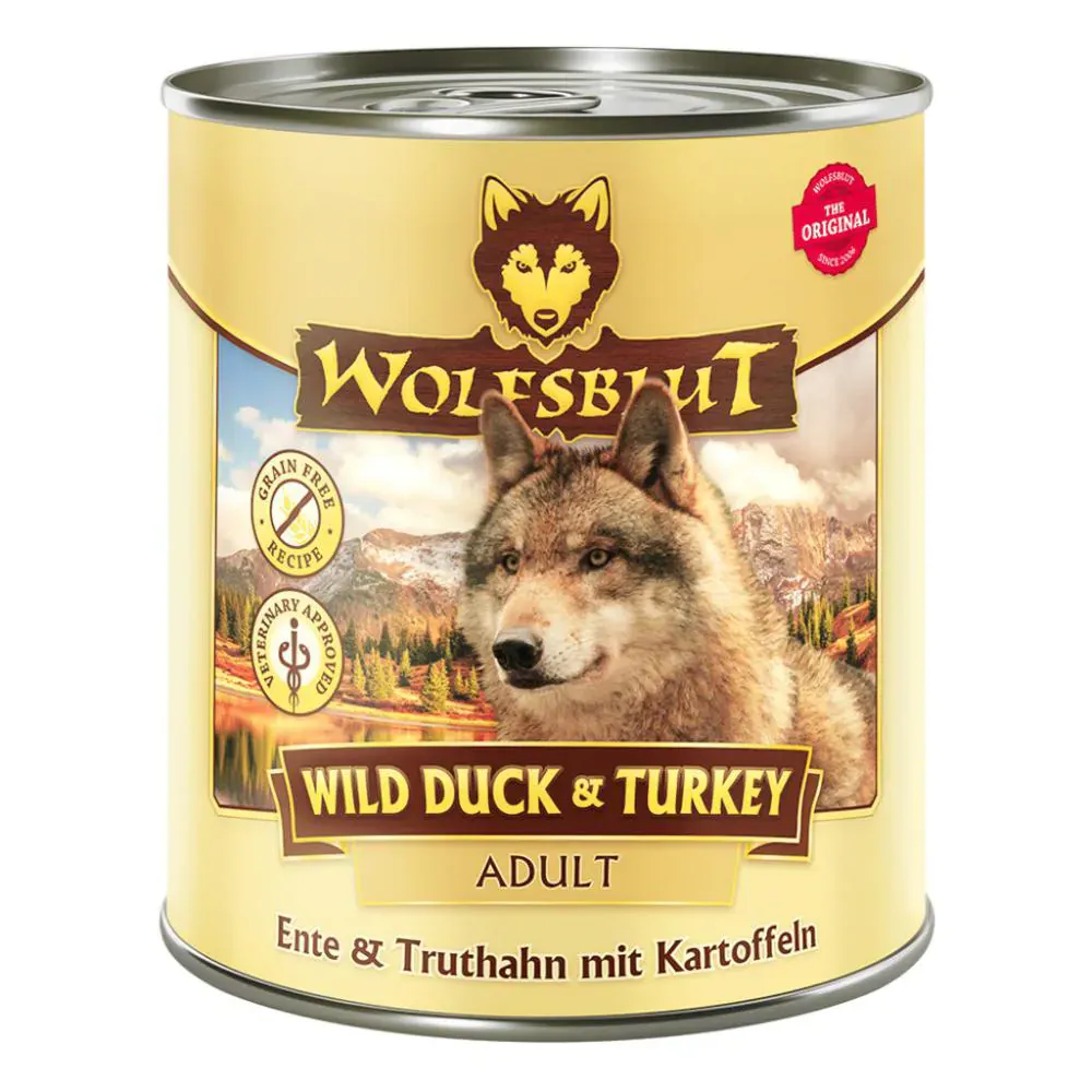 Wolfsblut Adult Wild Duck und Turkey Ente und Truthahn mit Kartoffel