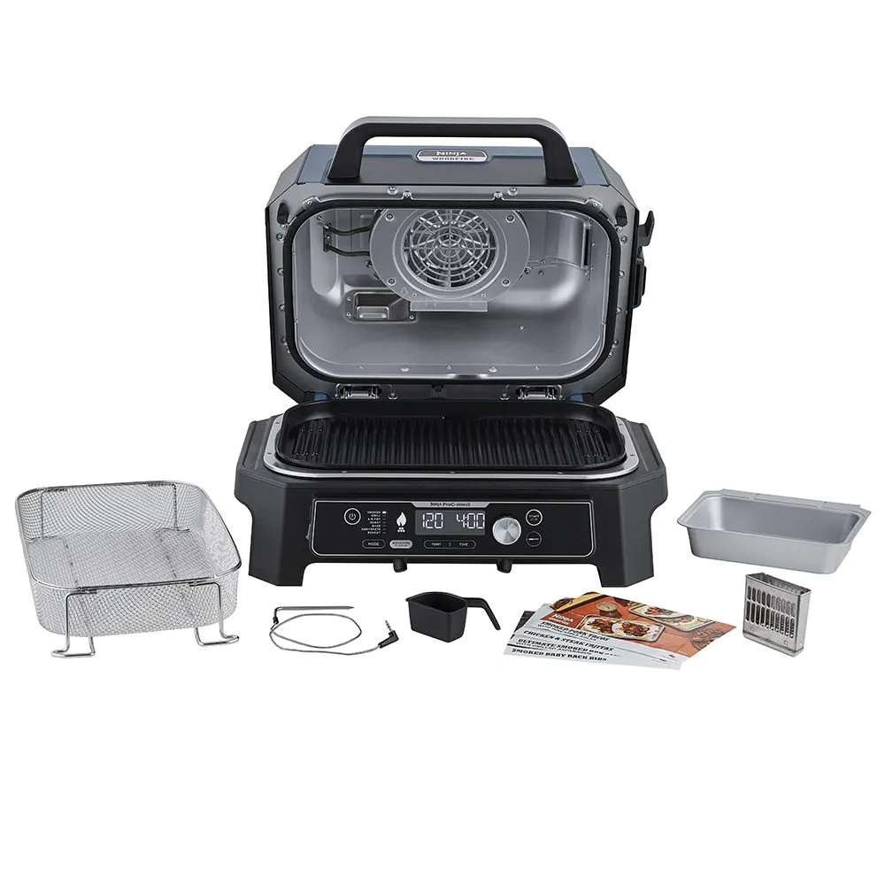 Ninja Woodfire Pro Connect XL Elektrogrill und Smoker OG901CH