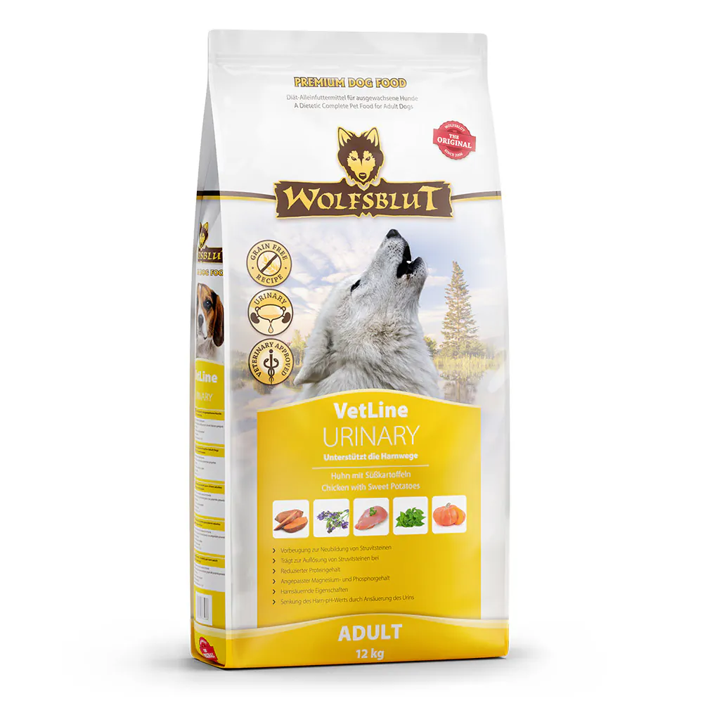 Wolfsblut VetLine Urinary Adult Huhn mit Süsskartoffeln