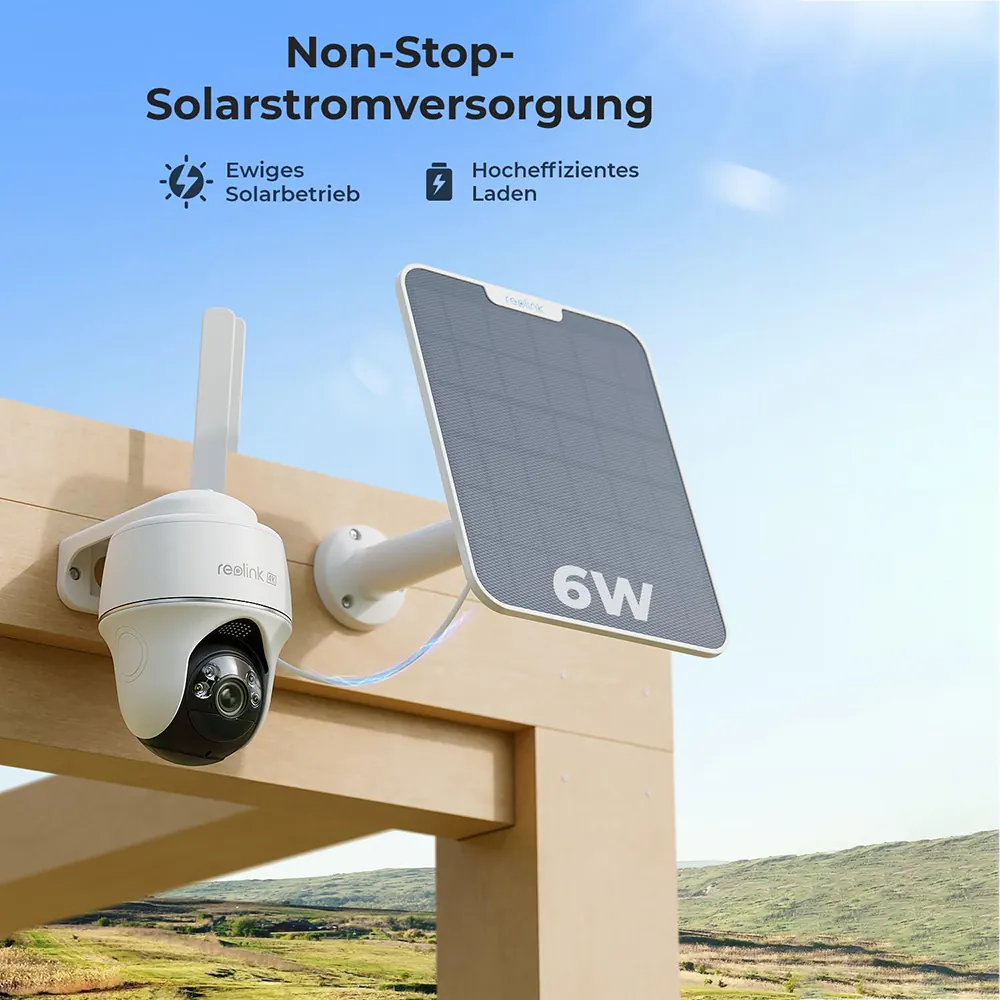 Reolink GO PT Ultra mit Solarpanel