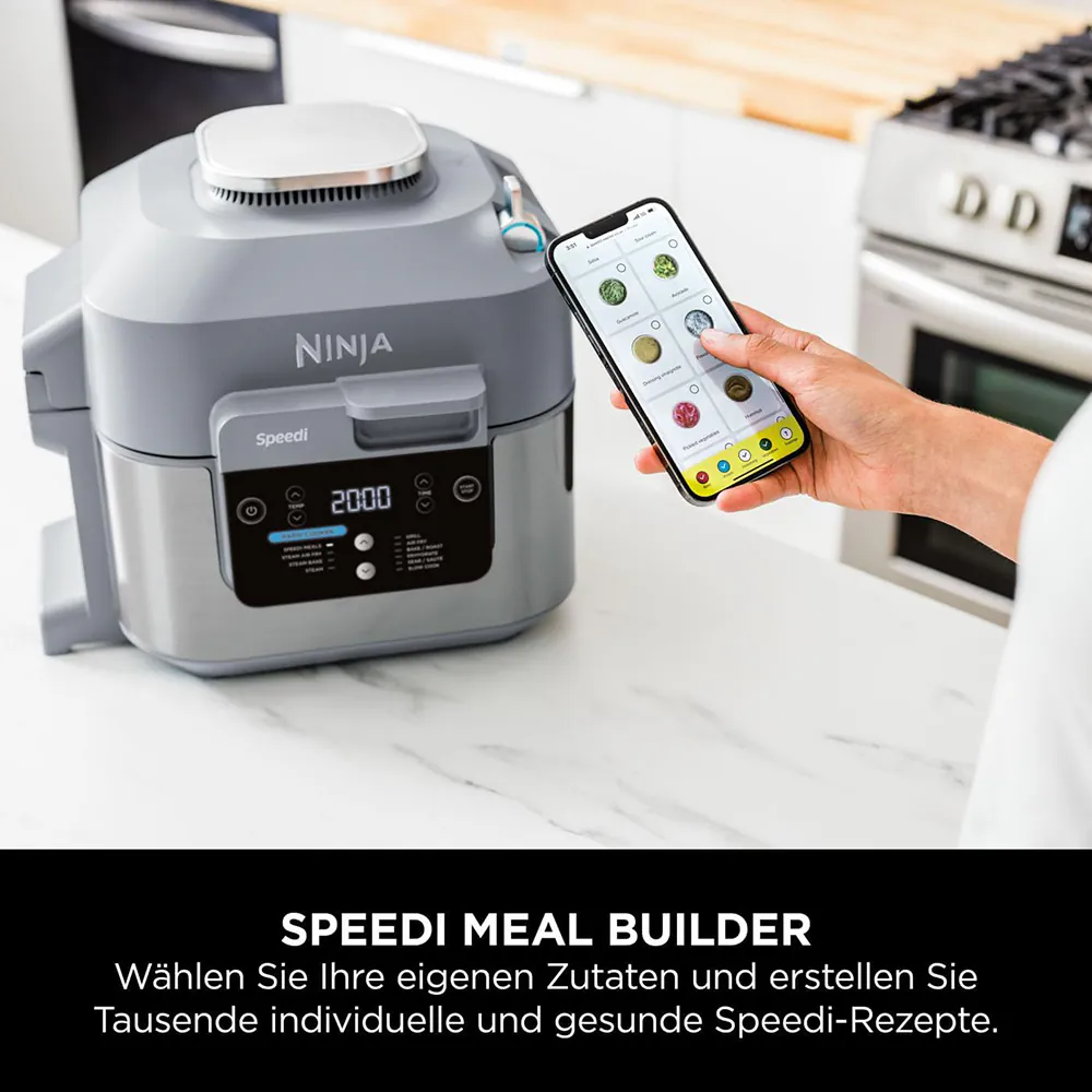 Ninja Speedi Rapid Cooking System und Heissluftfritteuse ON400CH