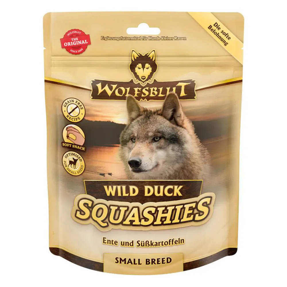 Wolfsblut Wild Duck Squashies Ente mit Süsskartoffel