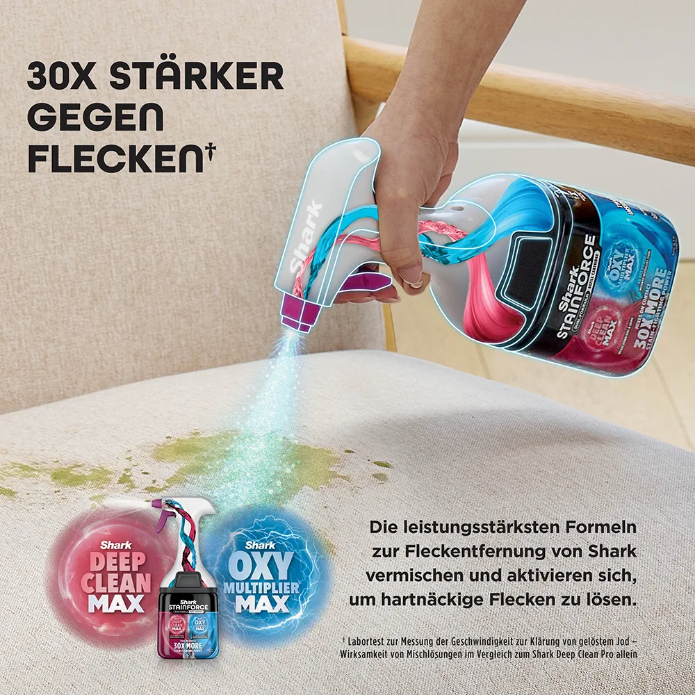 Shark HX100CHT StainForce Wireless Flecken- und Polsterreiniger