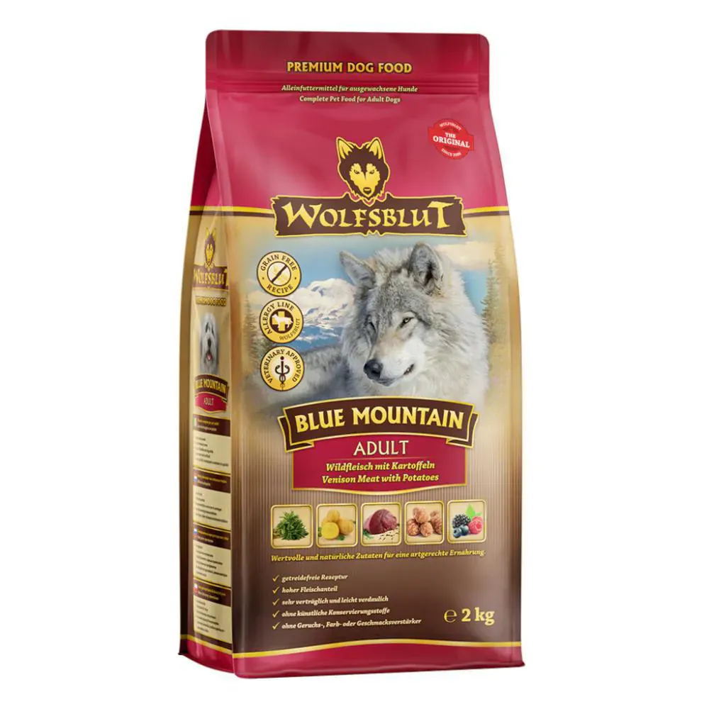 Wolfsblut Adult Blue Mountain Wild mit Kartoffel