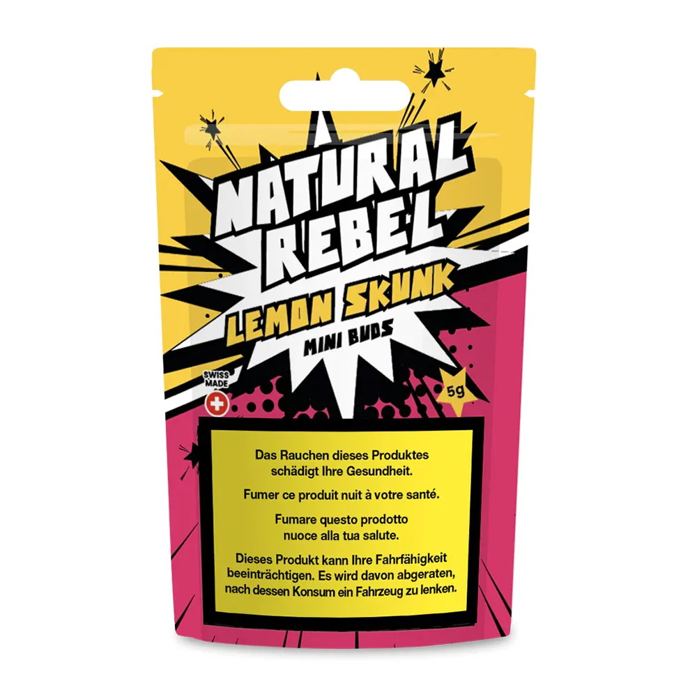 Natural Rebel Mini Buds Lemon Skunk
