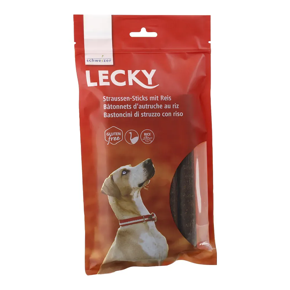Lecky Straussen Sticks mit Reis