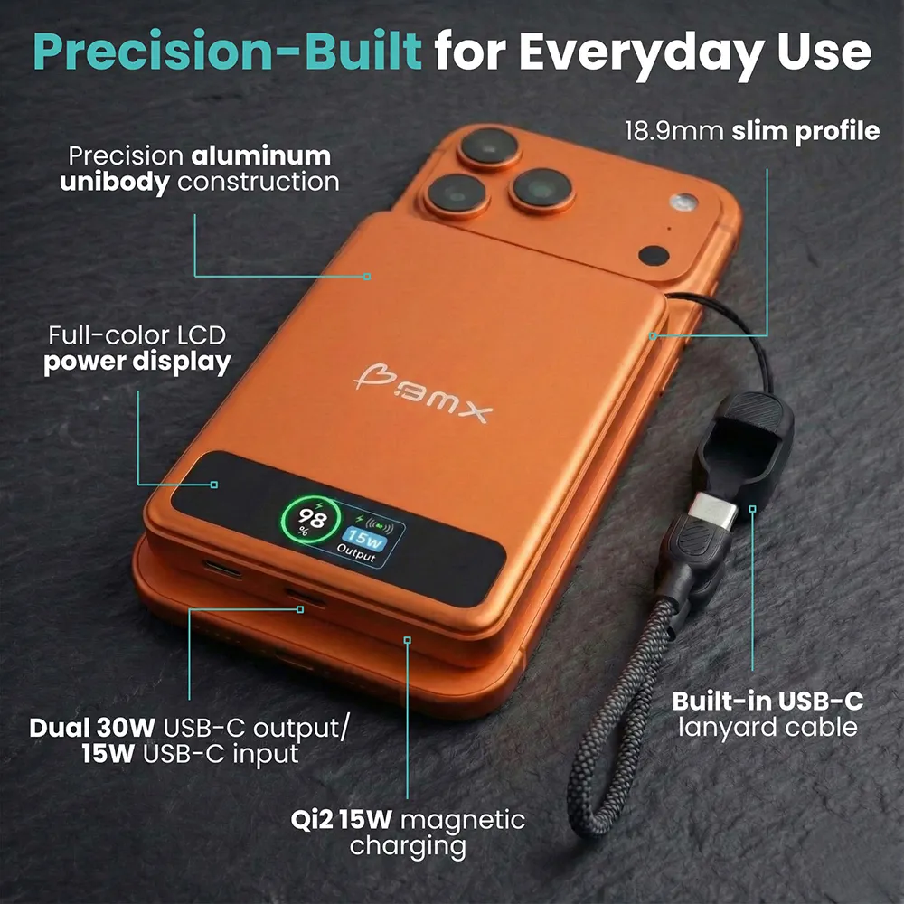 BMX SolidSafe Qi2 Powerbank