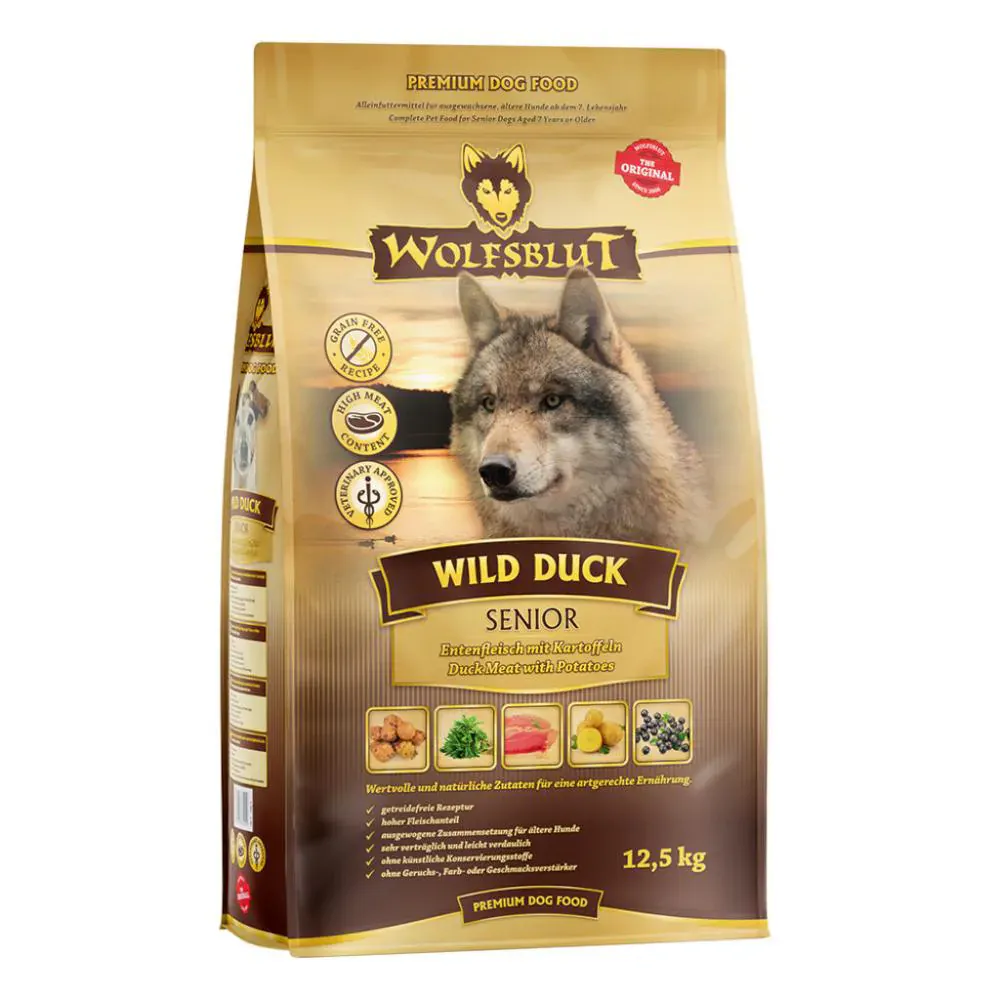 Wolfsblut Senior Wild Duck Entenfleisch mit Kartoffel