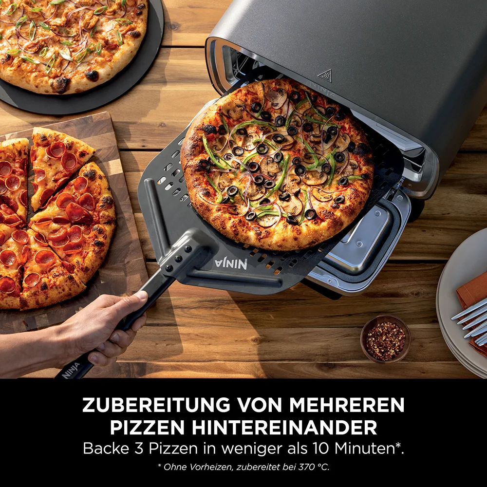 Ninja Outdoor-Pizzaofen und Heissluftfritteuse MO201CH