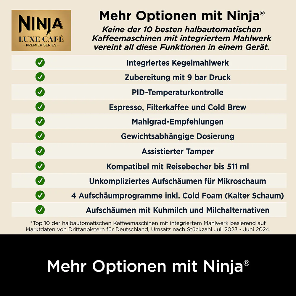 Ninja Luxe Café Premier Kaffeemaschine ES601CH