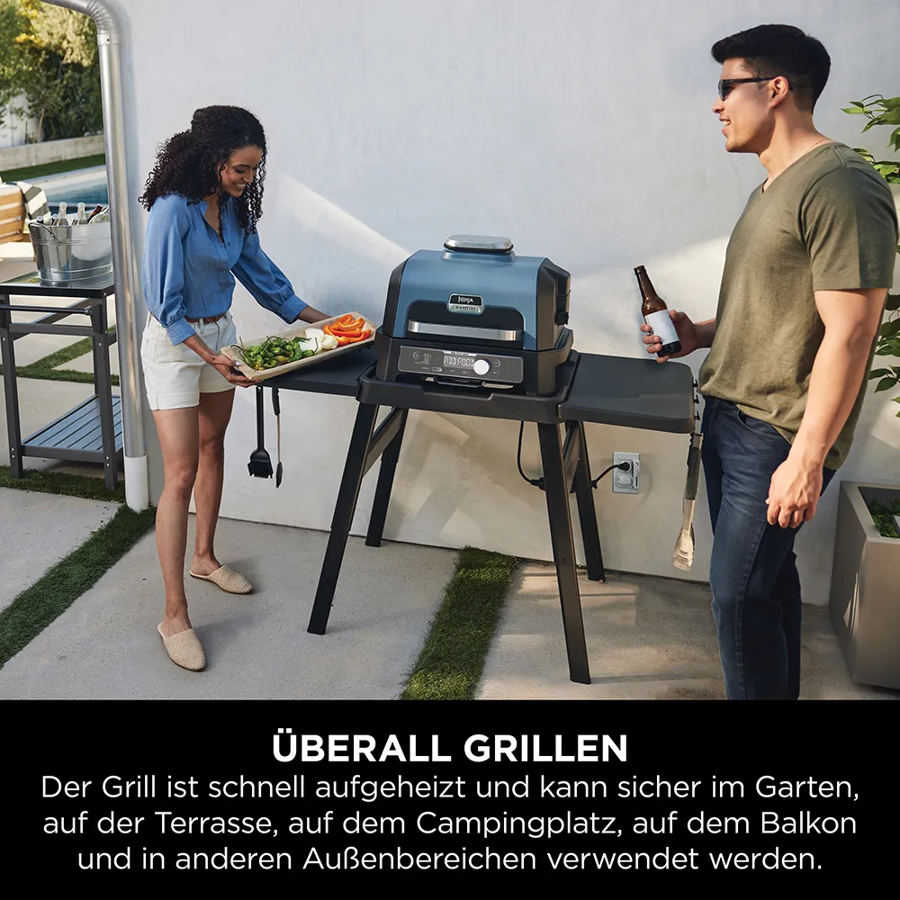Ninja Woodfire Pro Connect XL Elektrogrill und Smoker OG901CH