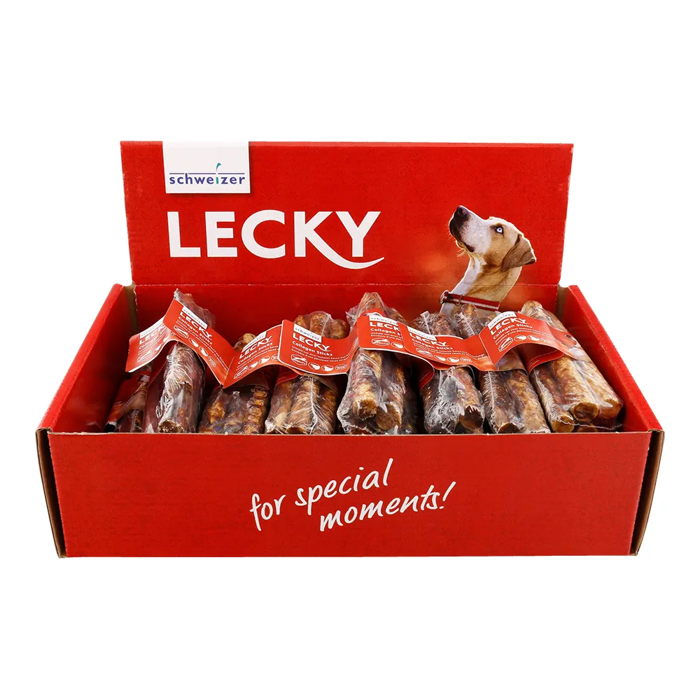 Lecky Collagen Sticks mit Sauce aus Rinderlunge