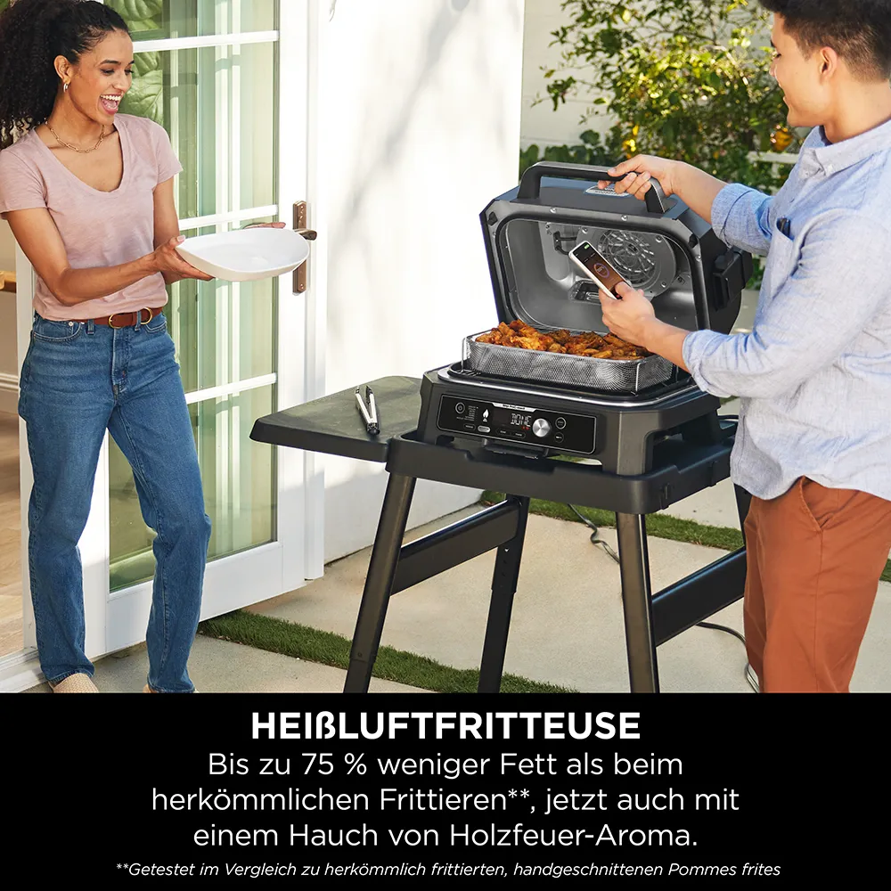 Ninja Woodfire Pro Connect XL Elektrogrill und Smoker OG901CH