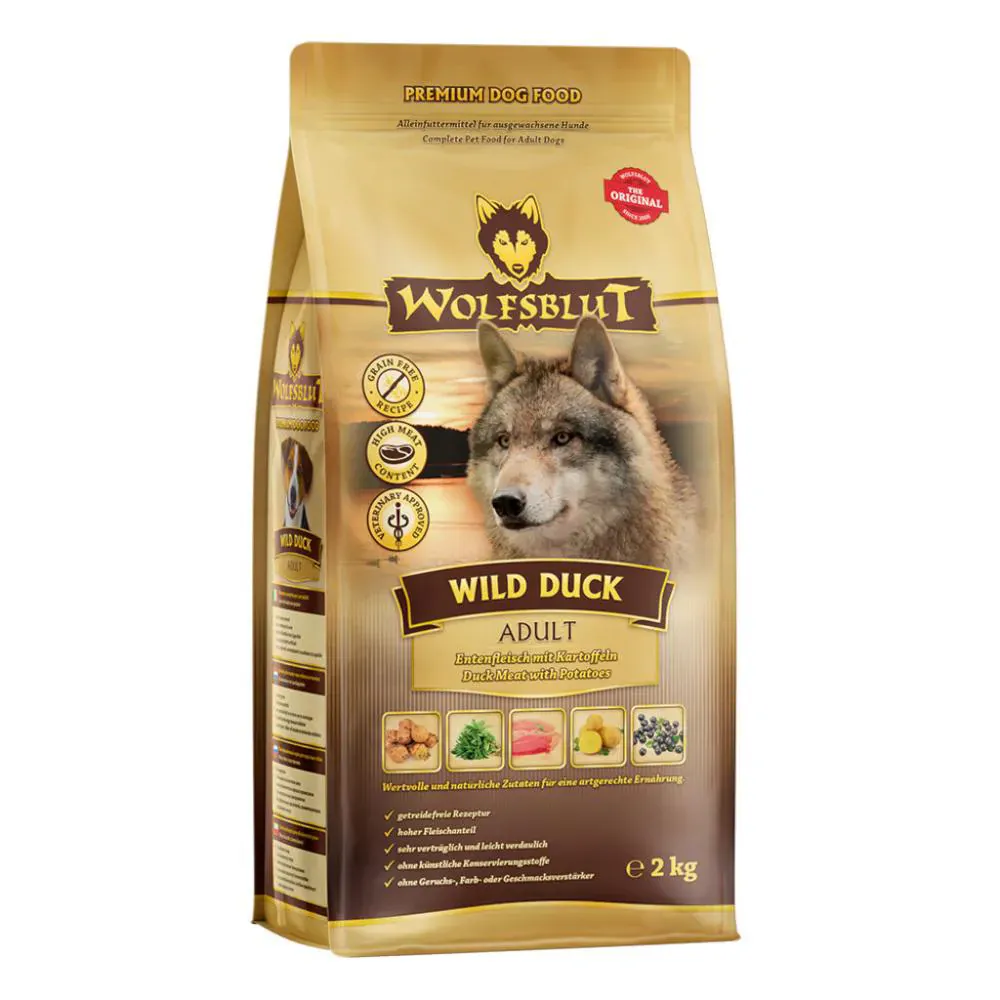 Wolfsblut Adult Wild Duck Entenfleisch mit Kartoffel