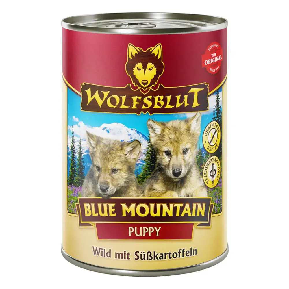 Wolfsblut Puppy Blue Mountain Wild mit Süsskartoffel