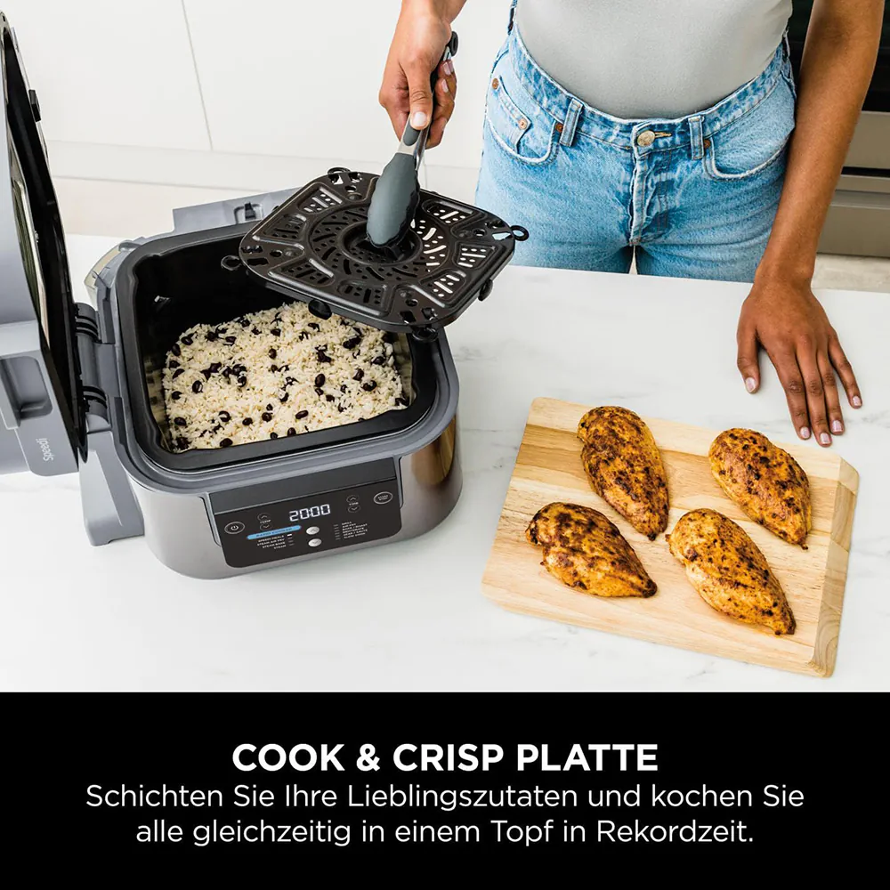 Ninja Speedi Rapid Cooking System und Heissluftfritteuse ON400CH