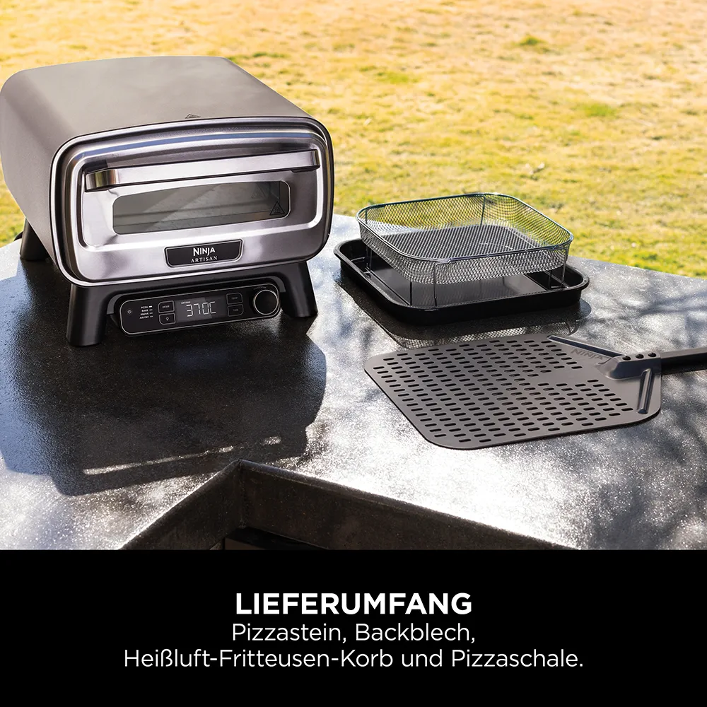 Ninja Outdoor-Pizzaofen und Heissluftfritteuse MO201CH