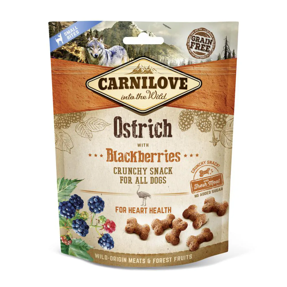Carnilove Crunchy Ostrich with Blackberries