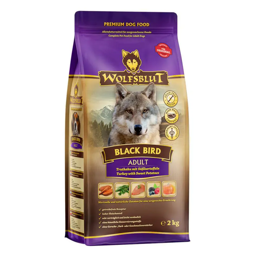Wolfsblut Adult Black Bird Truthahn mit Süsskartoffel