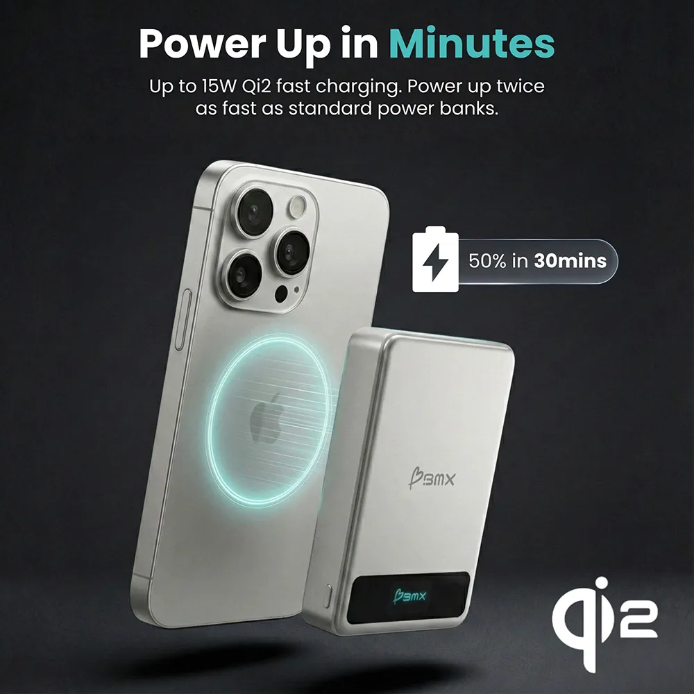 BMX SolidSafe Qi2 Powerbank