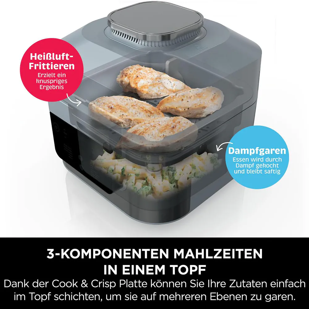 Ninja Speedi Rapid Cooking System und Heissluftfritteuse ON400CH