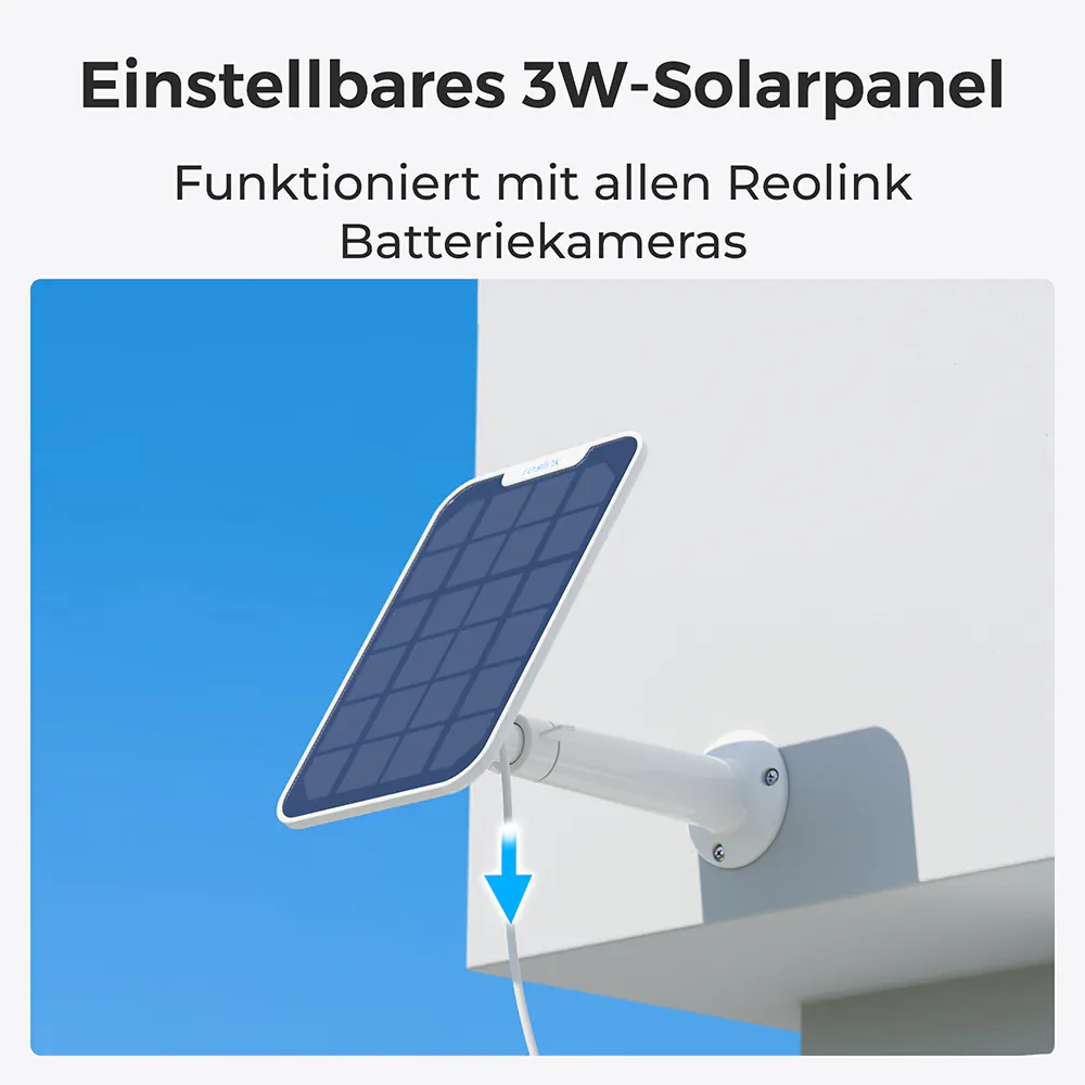 Reolink Argus B330 2K+ mit Solarpanel 2