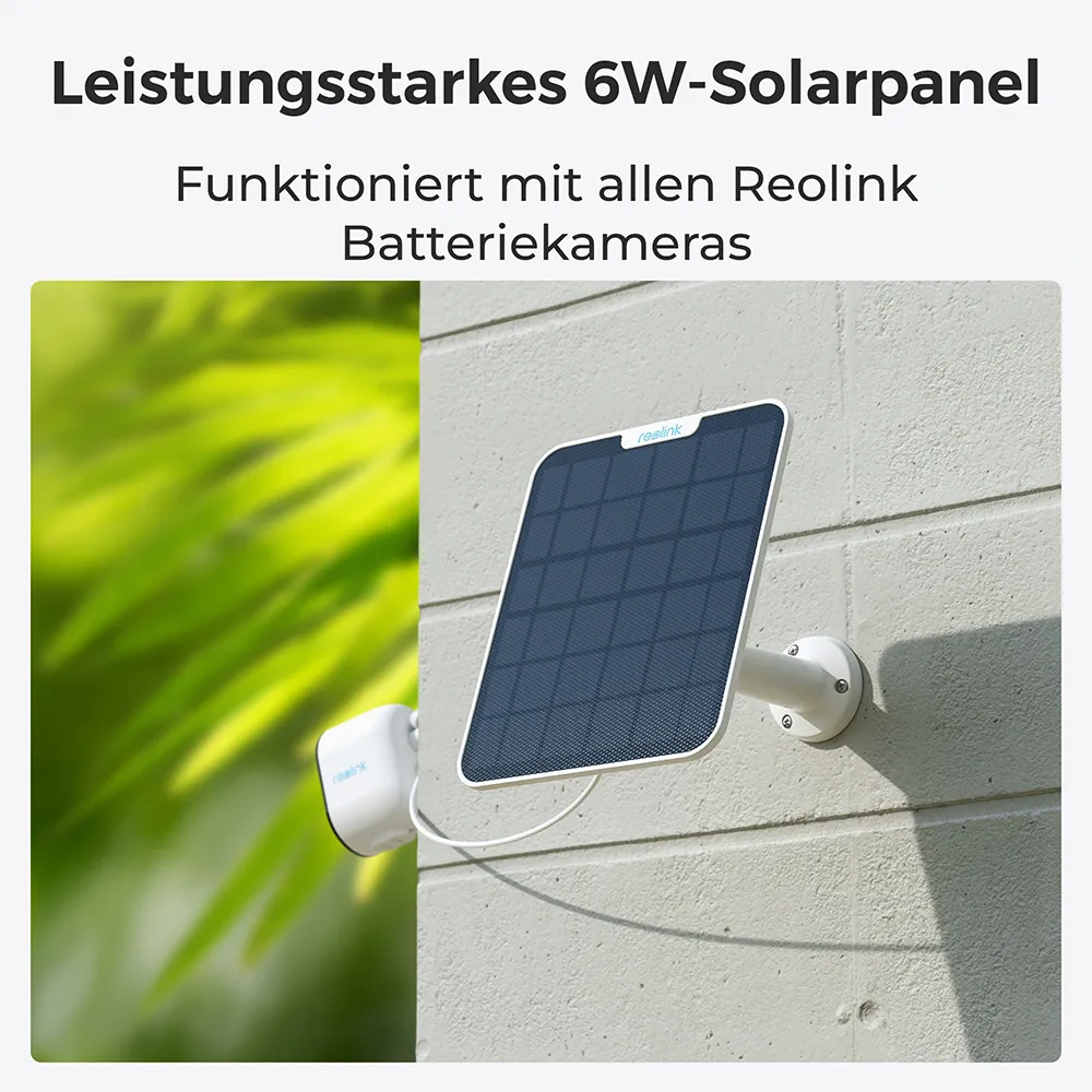 Reolink Argus B350 mit Solarpanel 2 und 64GB microSD-Karte