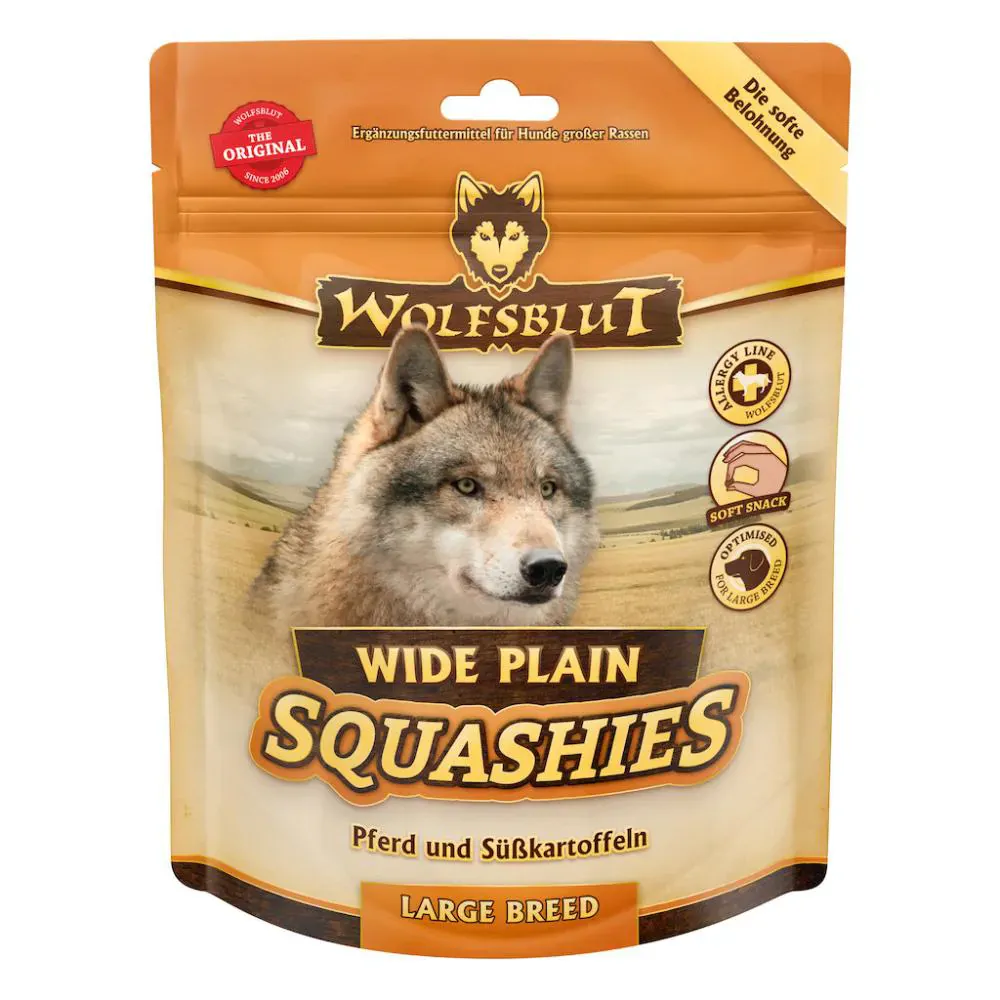 Wolfsblut Wide Plain Squashies Pferd mit Süsskartoffel Large Breed