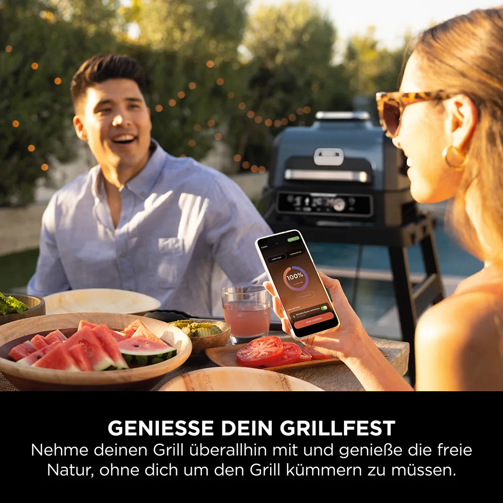 Ninja Woodfire Pro Connect XL Elektrogrill und Smoker OG901CH