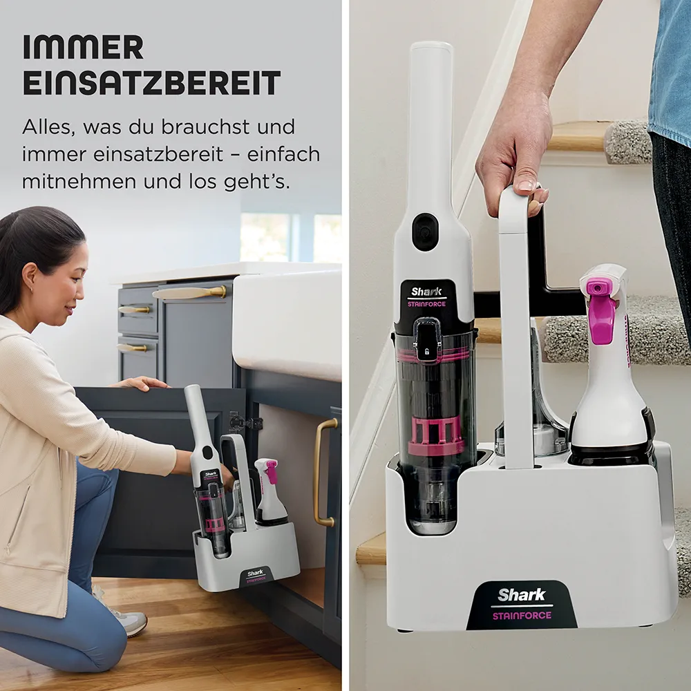 Shark HX100CHT StainForce Wireless Flecken- und Polsterreiniger