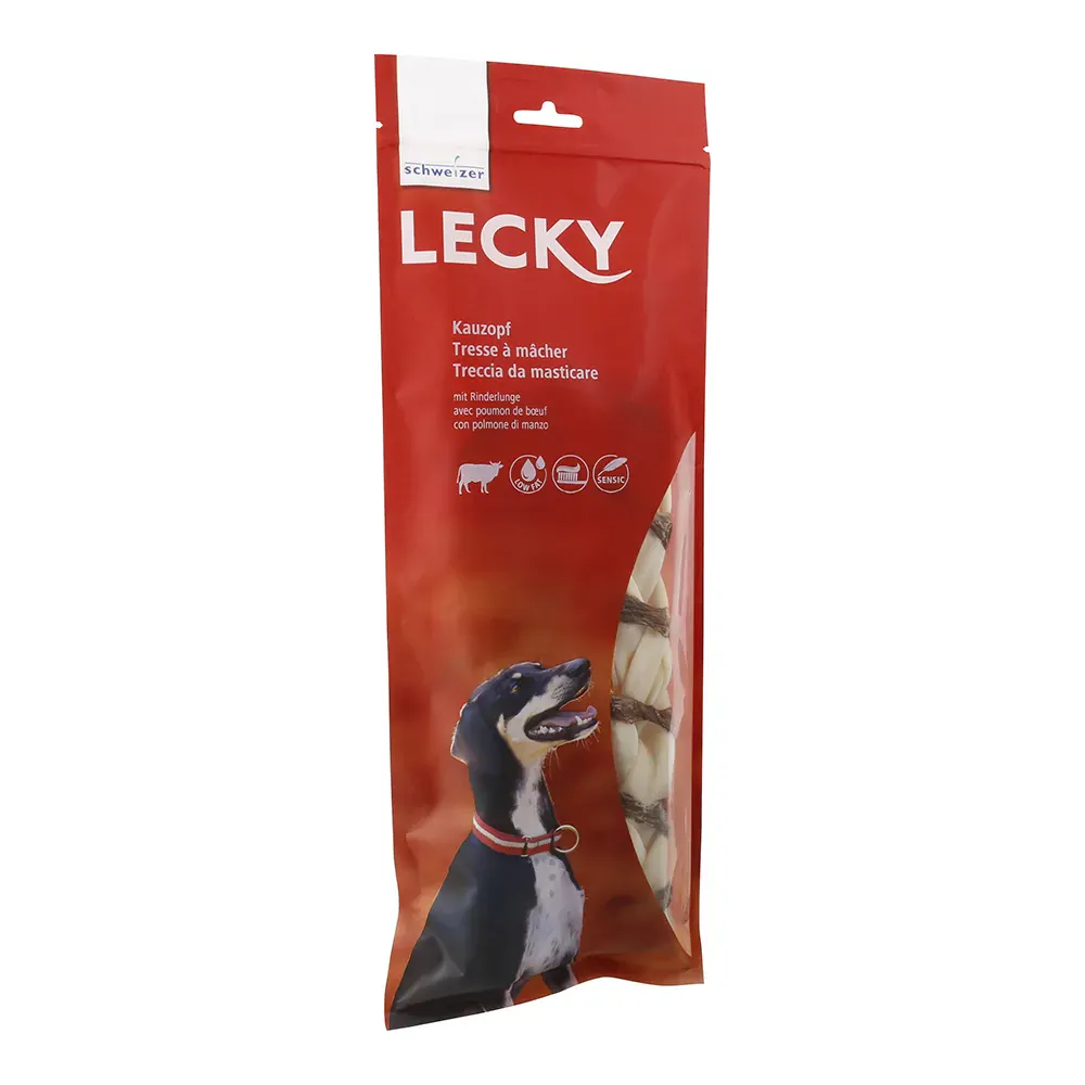 Lecky Kauzopf mit Rinderlunge - 45279 Lecky Kauzopf mit Rinderlunge