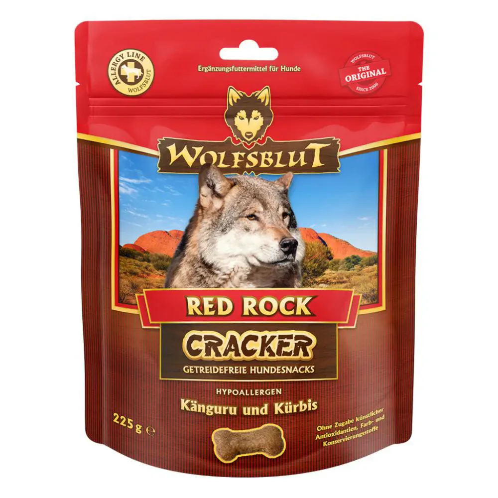 Wolfsblut Red Rock Cracker Känguru mit Kürbis