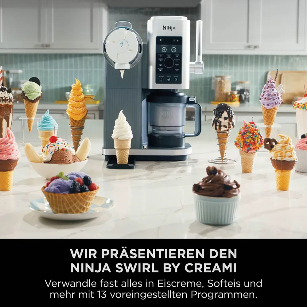 Ninja Creami Swirl - 13-in-1 Softeis- und Eismaschine NC701CH