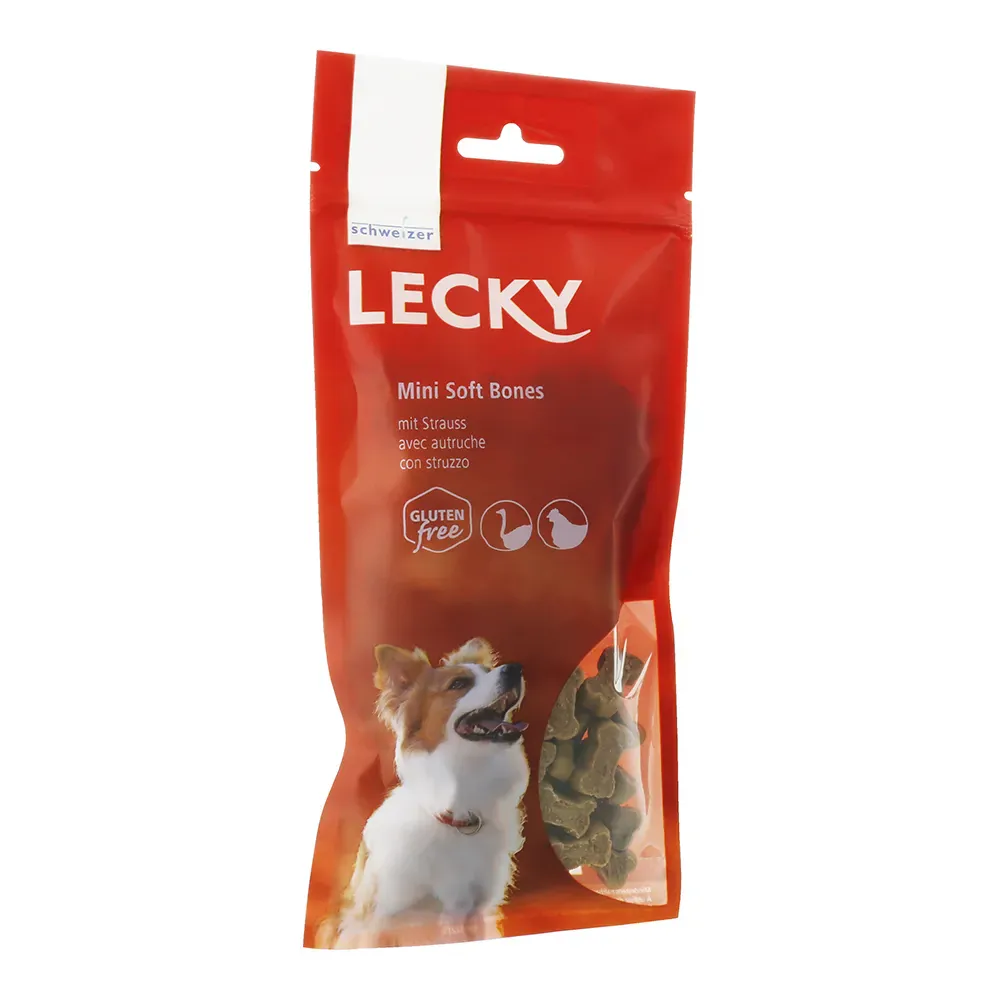 Lecky Mini Soft Bones mit Strauss