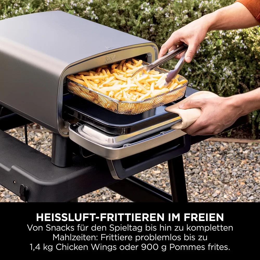 Ninja Outdoor-Pizzaofen und Heissluftfritteuse MO201CH