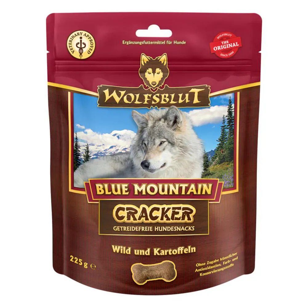 Wolfsblut Blue Mountain Cracker Wild mit Kartoffel