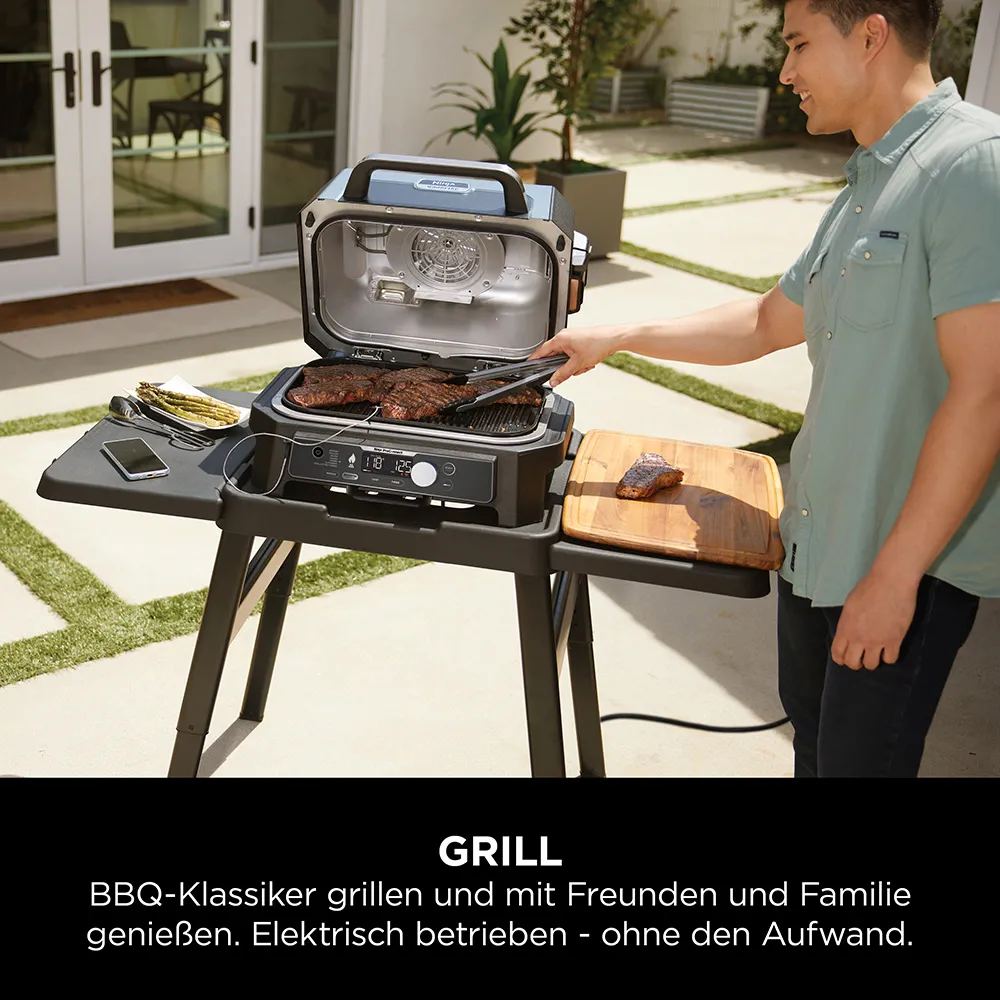Ninja Woodfire Pro Connect XL Elektrogrill und Smoker OG901CH