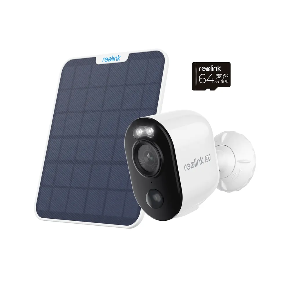 Reolink Argus B350 mit Solarpanel 2 und 64GB microSD-Karte