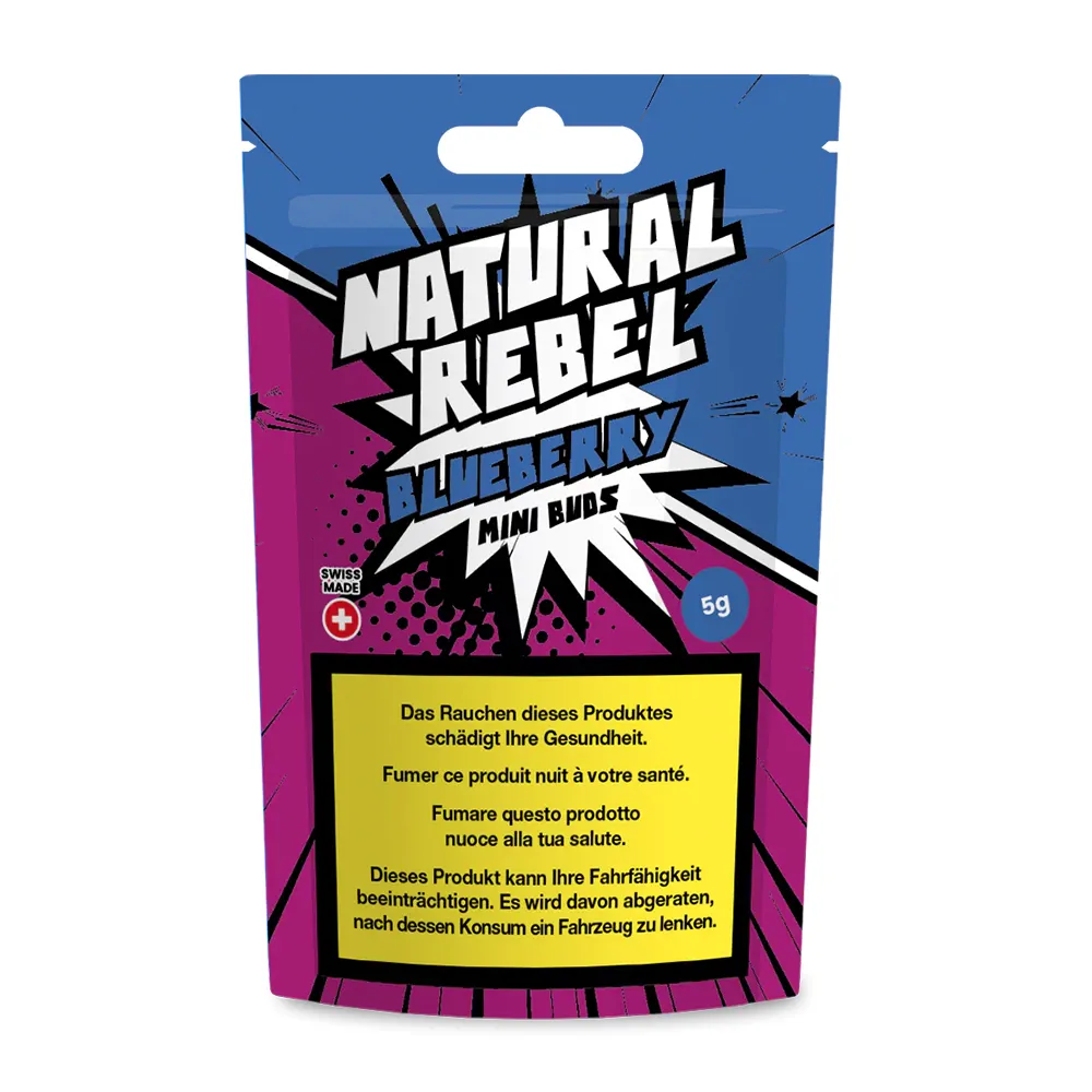 Natural Rebel Mini Buds Blueberry
