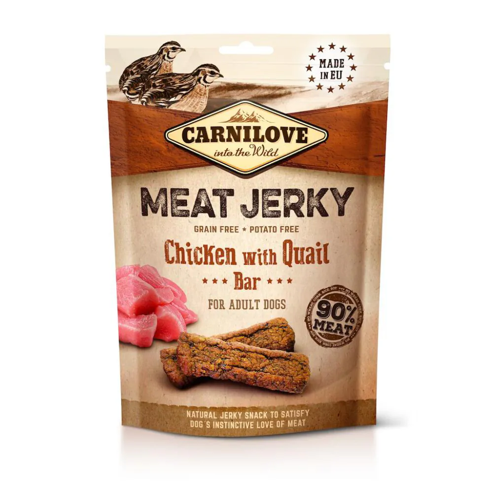 Carnilove Meat Jerky Chicken with Quail Bar