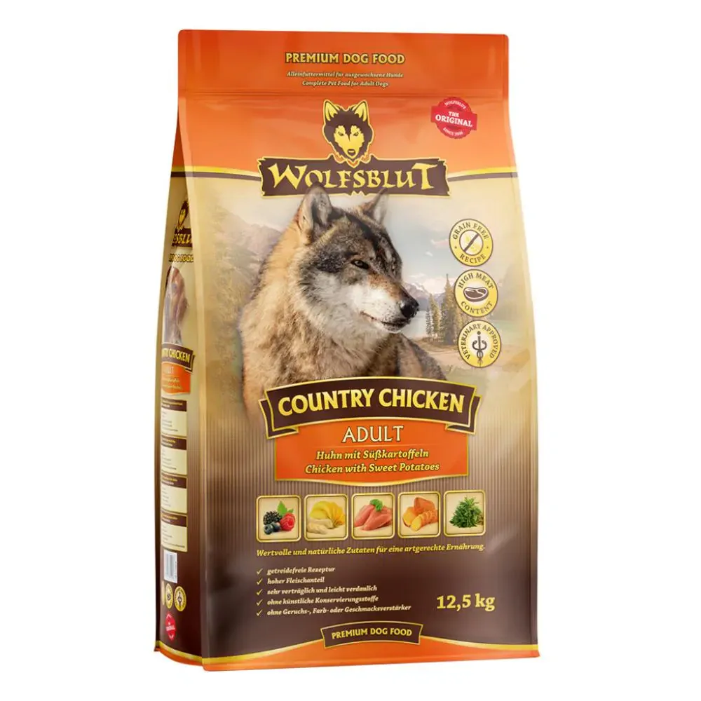 Wolfsblut Adult Country Chicken Huhn mit Süsskartoffel