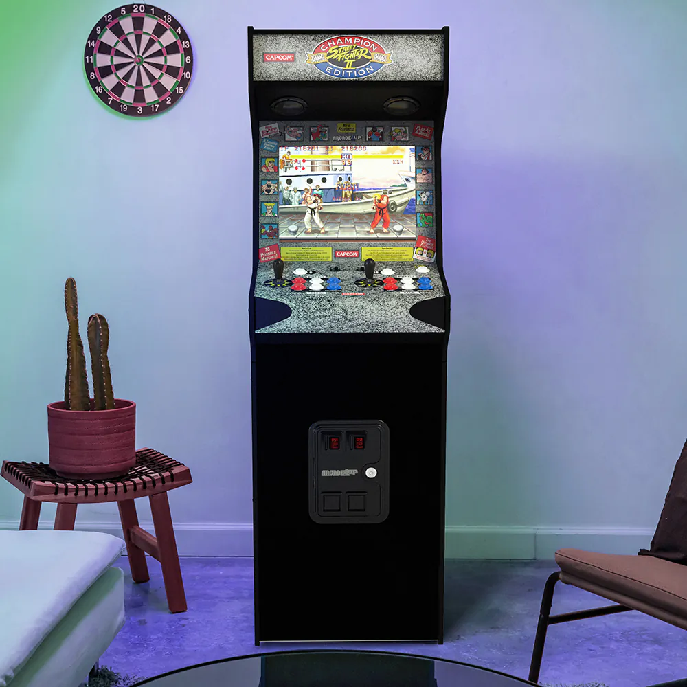 Arcade1Up Street Fighter II Deluxe Capcom 14-in-1 Wifi