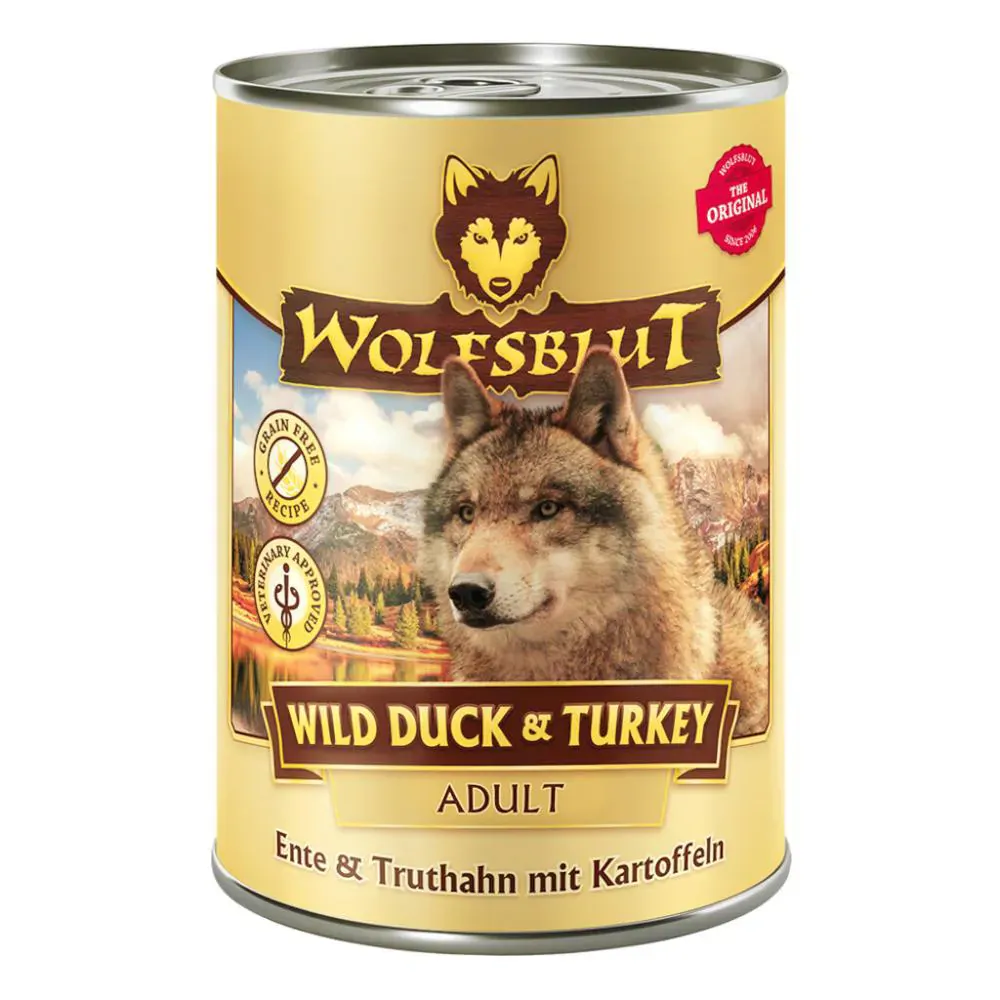 Wolfsblut Adult Wild Duck und Turkey Ente und Truthahn mit Kartoffel - HE784509 Wolfsblut Adult Wild Duck und Turkey Ente und Truthahn mit Kartoffel