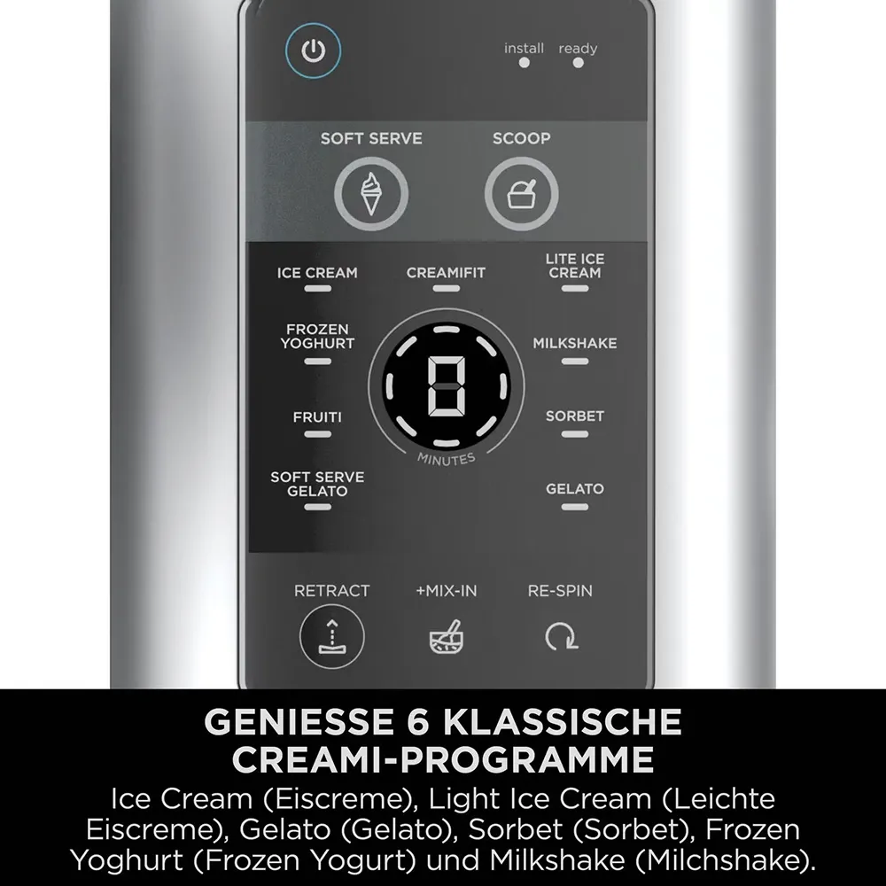 Ninja Creami Swirl - 13-in-1 Softeis- und Eismaschine NC701CH